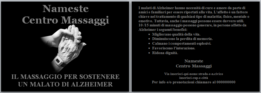 Massaggio e Alzheimer