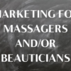 Marketing per massaggiatori
